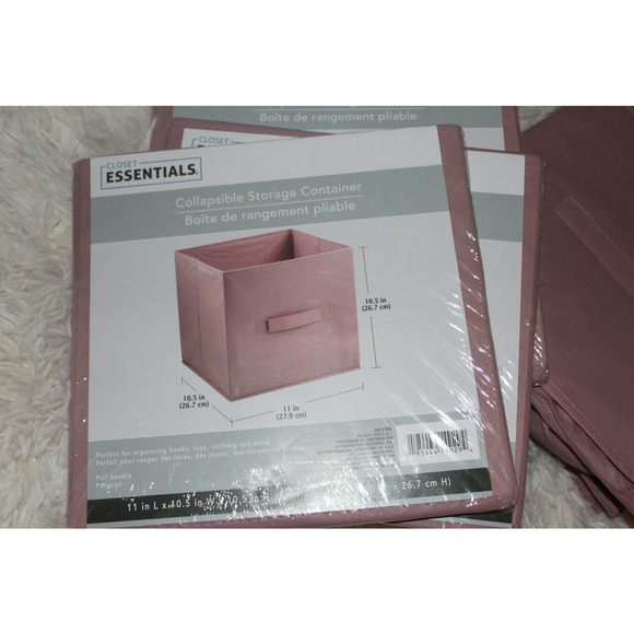 Blush Pink Storage Baskets - Picture 3 of 4